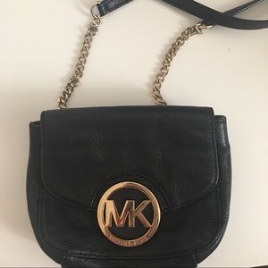 Michael Kors Brand Black Crossbody Purse