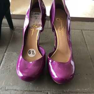 Jessica Simpson Fuscia Heels