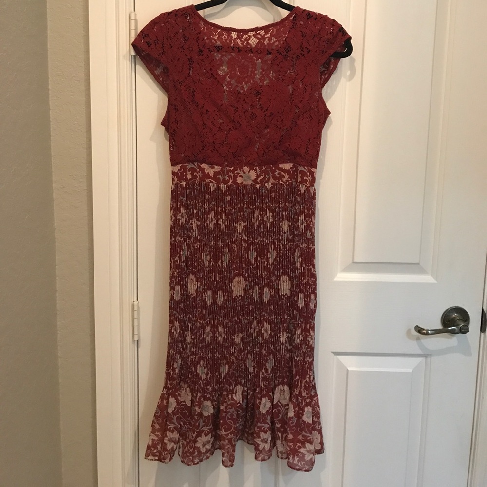 Anthropologie Plenty Tracy Reese lace dress 6