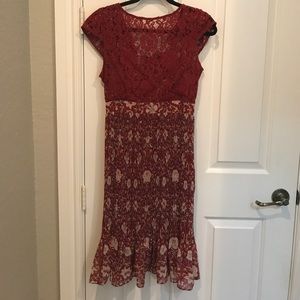 Anthropologie Plenty Tracy Reese lace dress 6