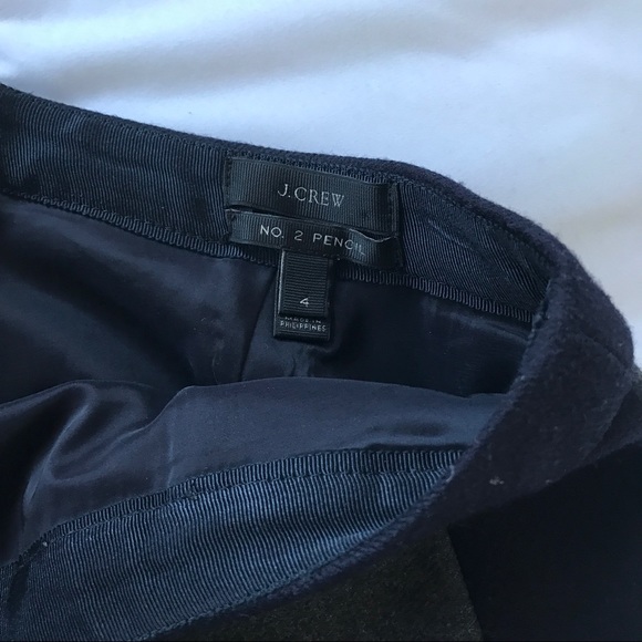 J. Crew No 2 Pencil Skirt - Picture 3 of 5