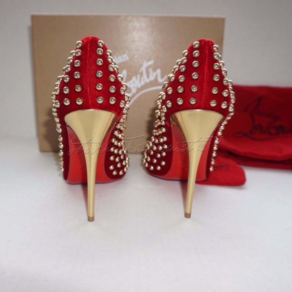 🎉SOLD🎉New Christian Louboutin Billy 100 Studded - Picture 6 of 8