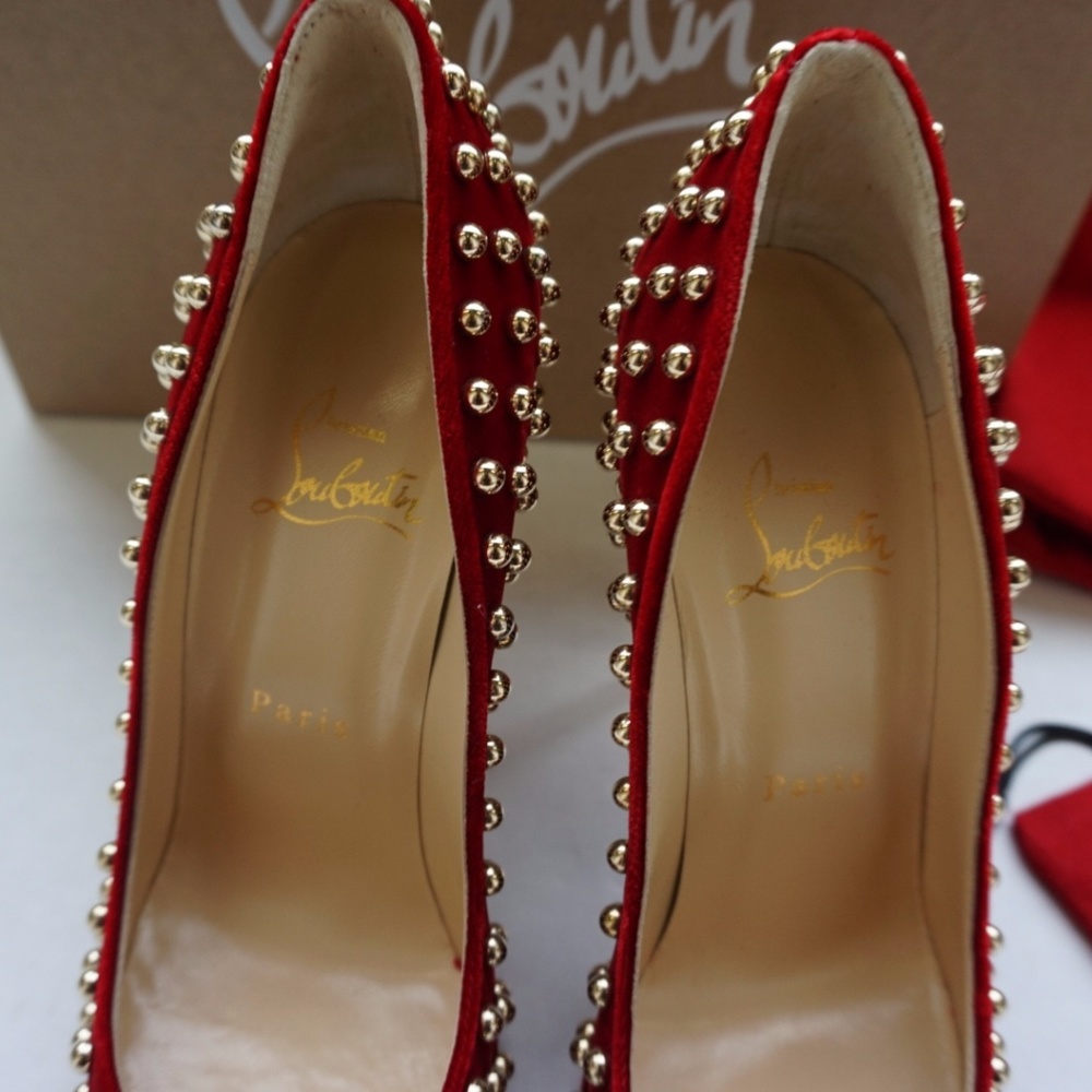 🎉SOLD🎉New Christian Louboutin Billy 100 Studded - Picture 3 of 8