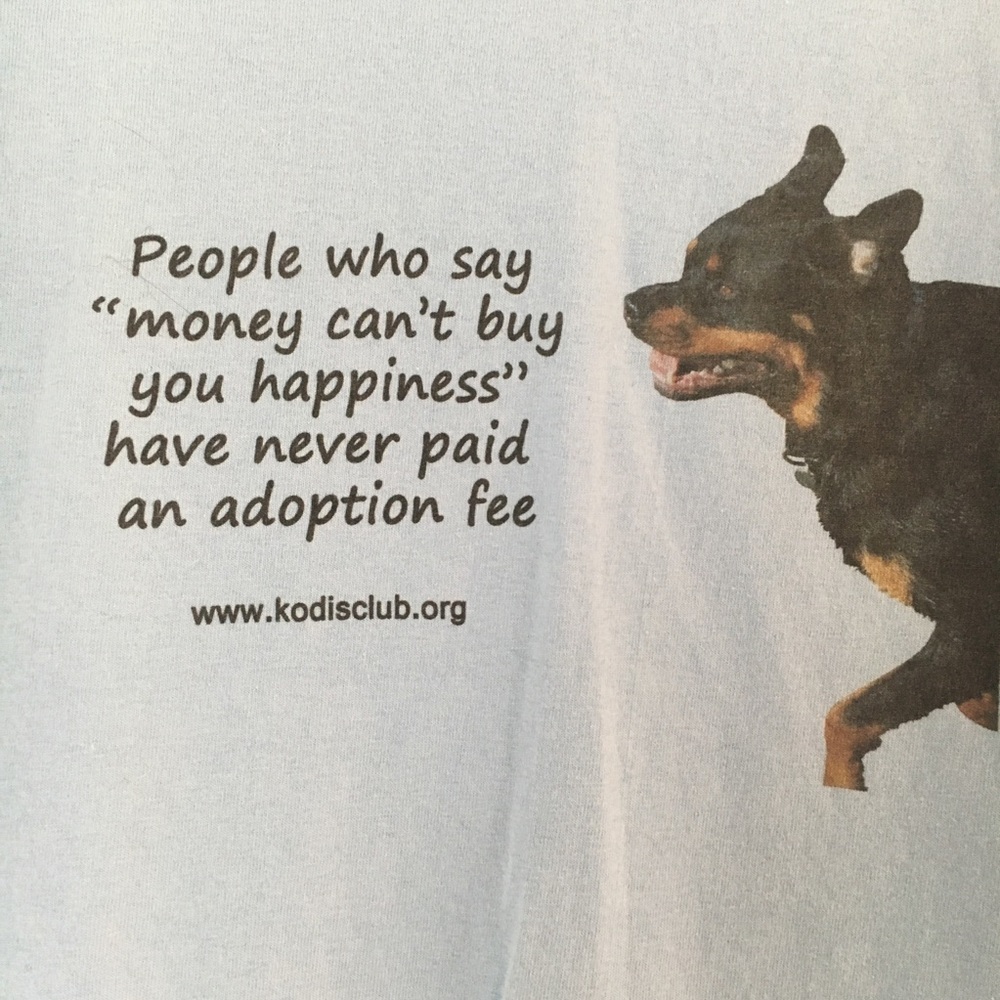 Men’s Light Blue Dog Rescue T-Shirt 🐾