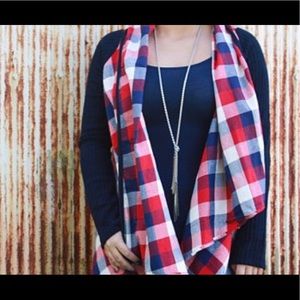 Plaid Cardigan