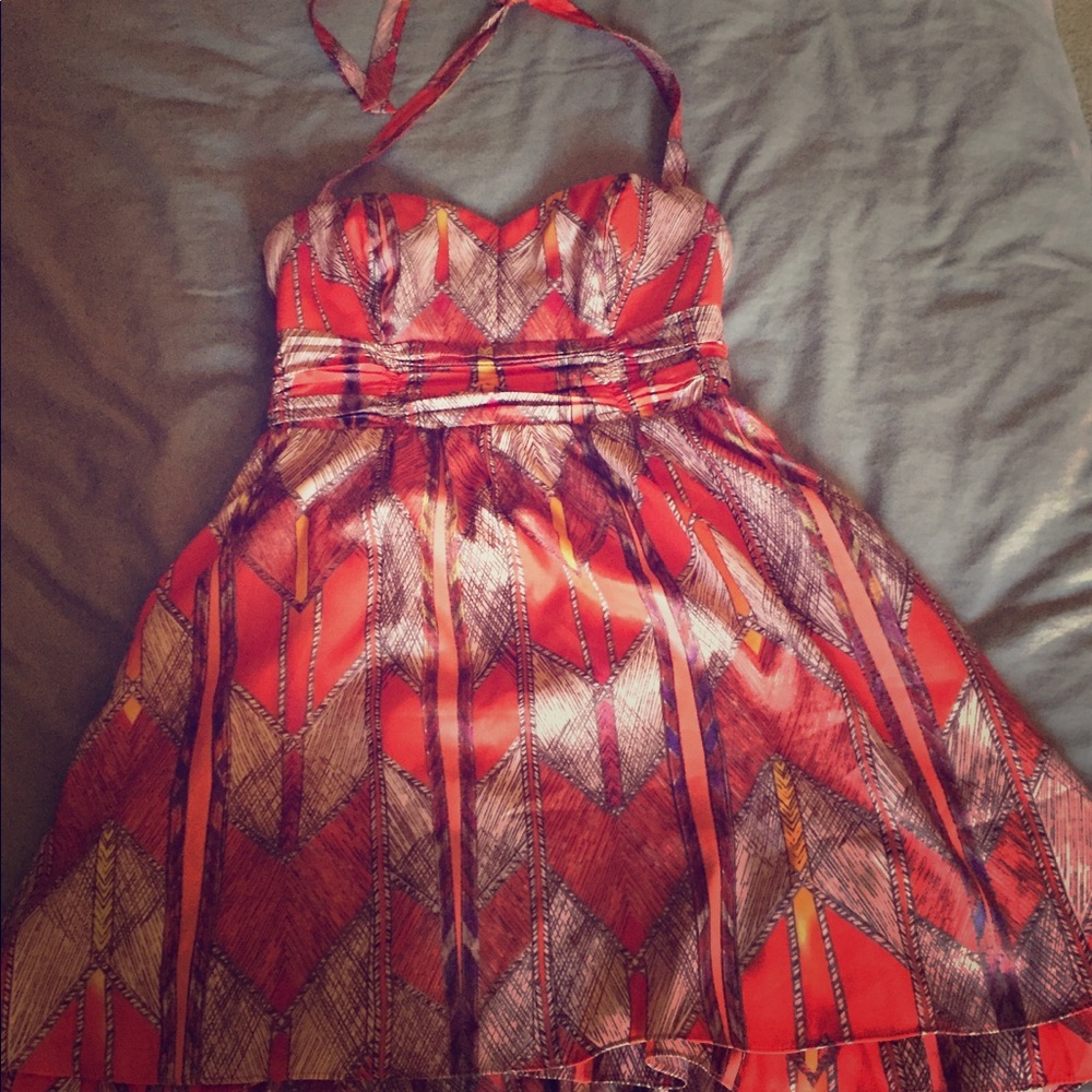 Guess red dress