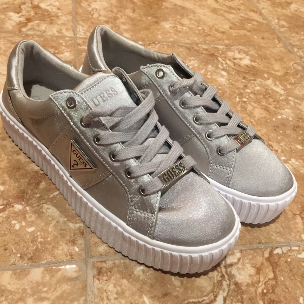 Guess sneaker sliver brightness