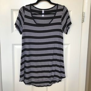 XS Black and White striped Classic