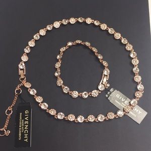 Givenchy necklace and bracelet set