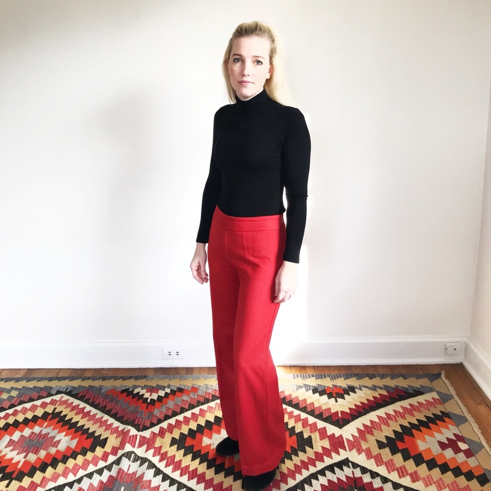 Vintage Italian Red Pants