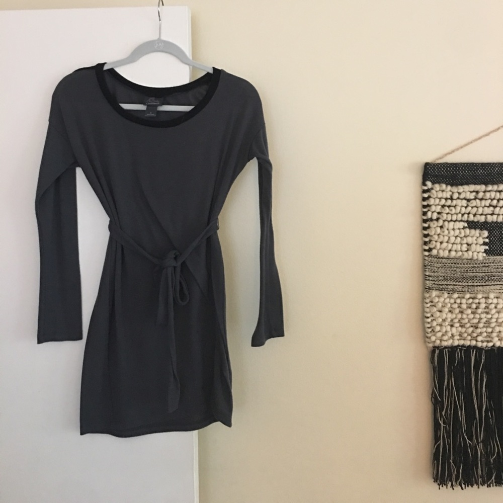 Size S charcoal grey maternity sweater tunic