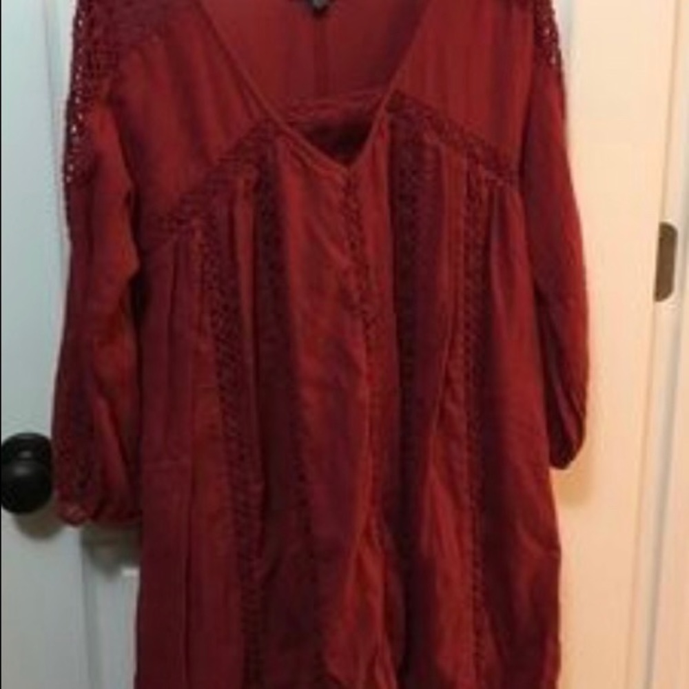 AE Burgundy Dress