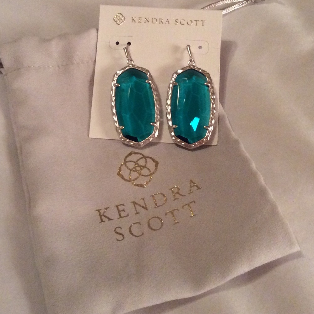 NWT  Kendra Scott Ella earrings in London Blue