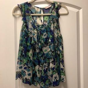 Rebecca Taylor Floral Top