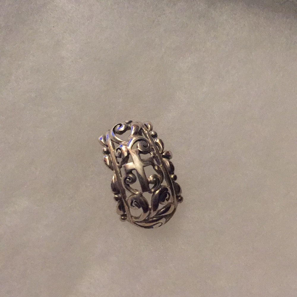 .925 sterling Cross Pendant. Less than an inch Lng