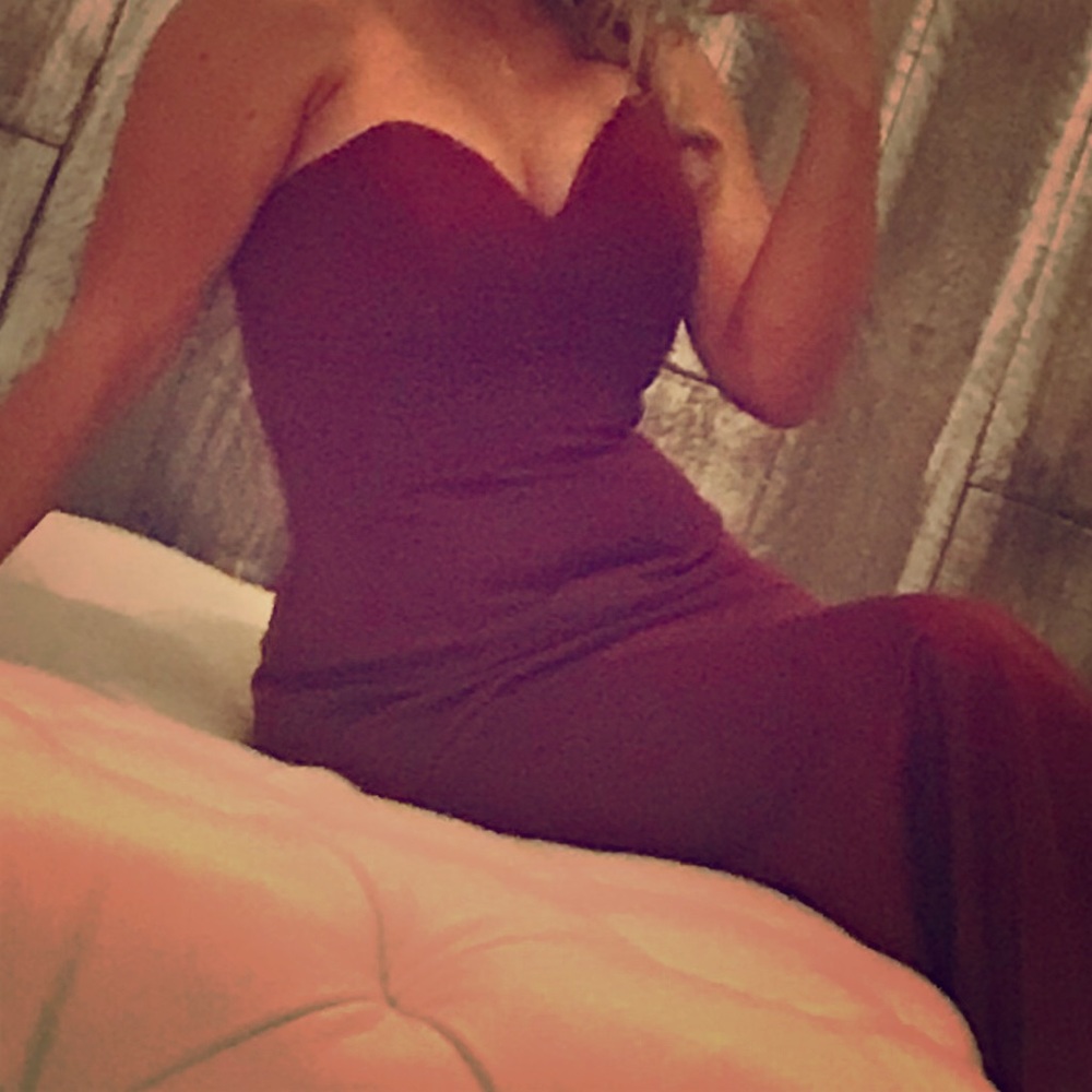 Evening Dress Deep Burgundy