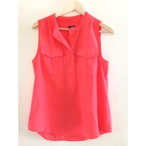 J.Crew Coral Sleeveless Top