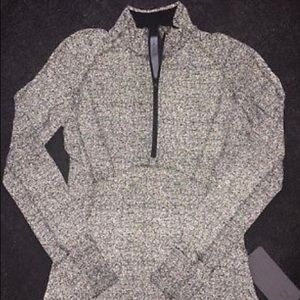 Lululemon extra mile half zip reflective