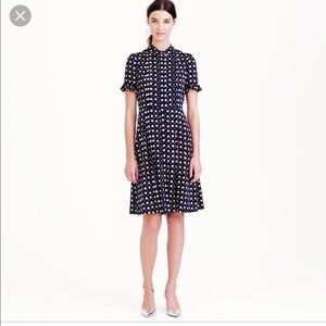 J Crew Heart Dot shirt dress