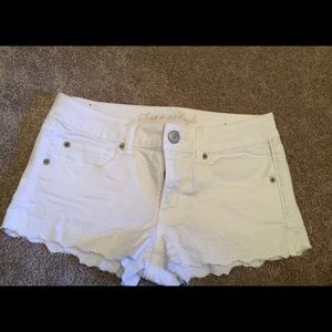 AE White Shorts