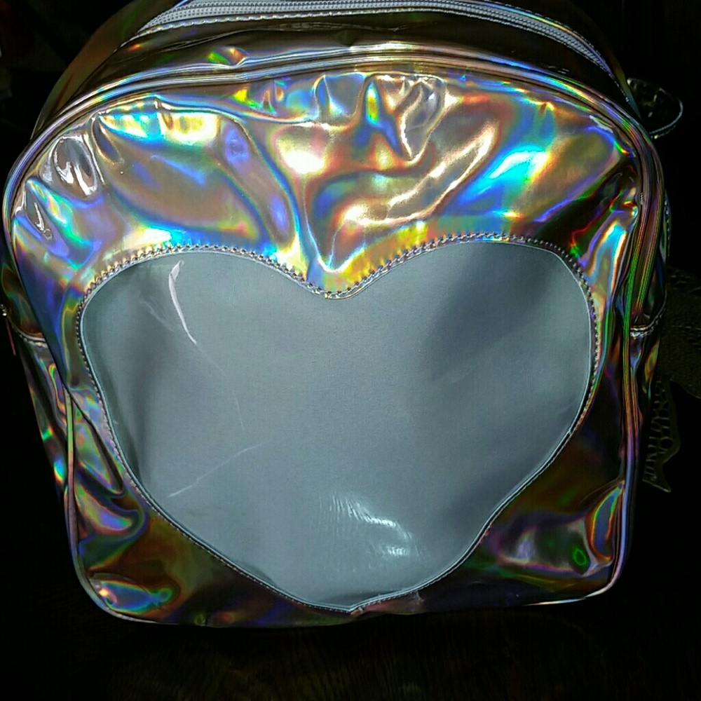*BRAND NEW * Rose Gold  Mettalic Backpack