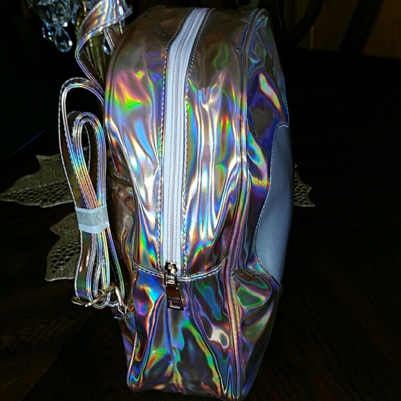 *BRAND NEW * Rose Gold  Mettalic Backpack main image 5