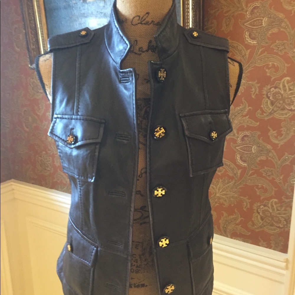Tory Burch Leather Vest