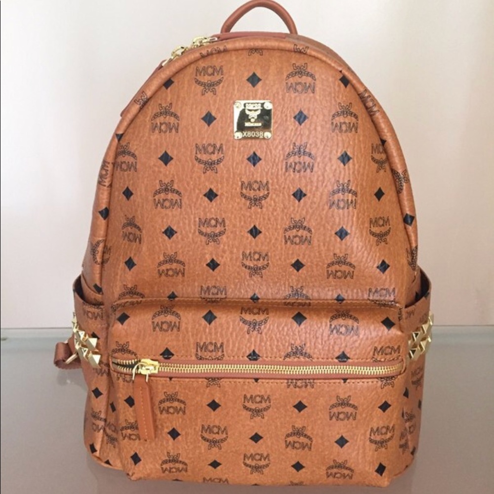 Cognac MCM backpack