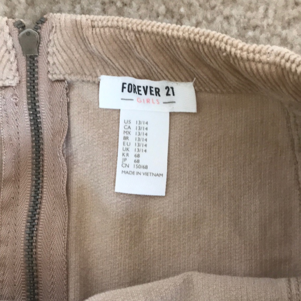 Forever 21 Tan Jean Mini Skirt - Picture 4 of 4