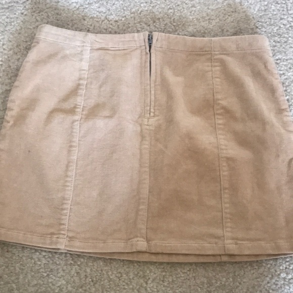 Forever 21 Tan Jean Mini Skirt - Picture 3 of 4
