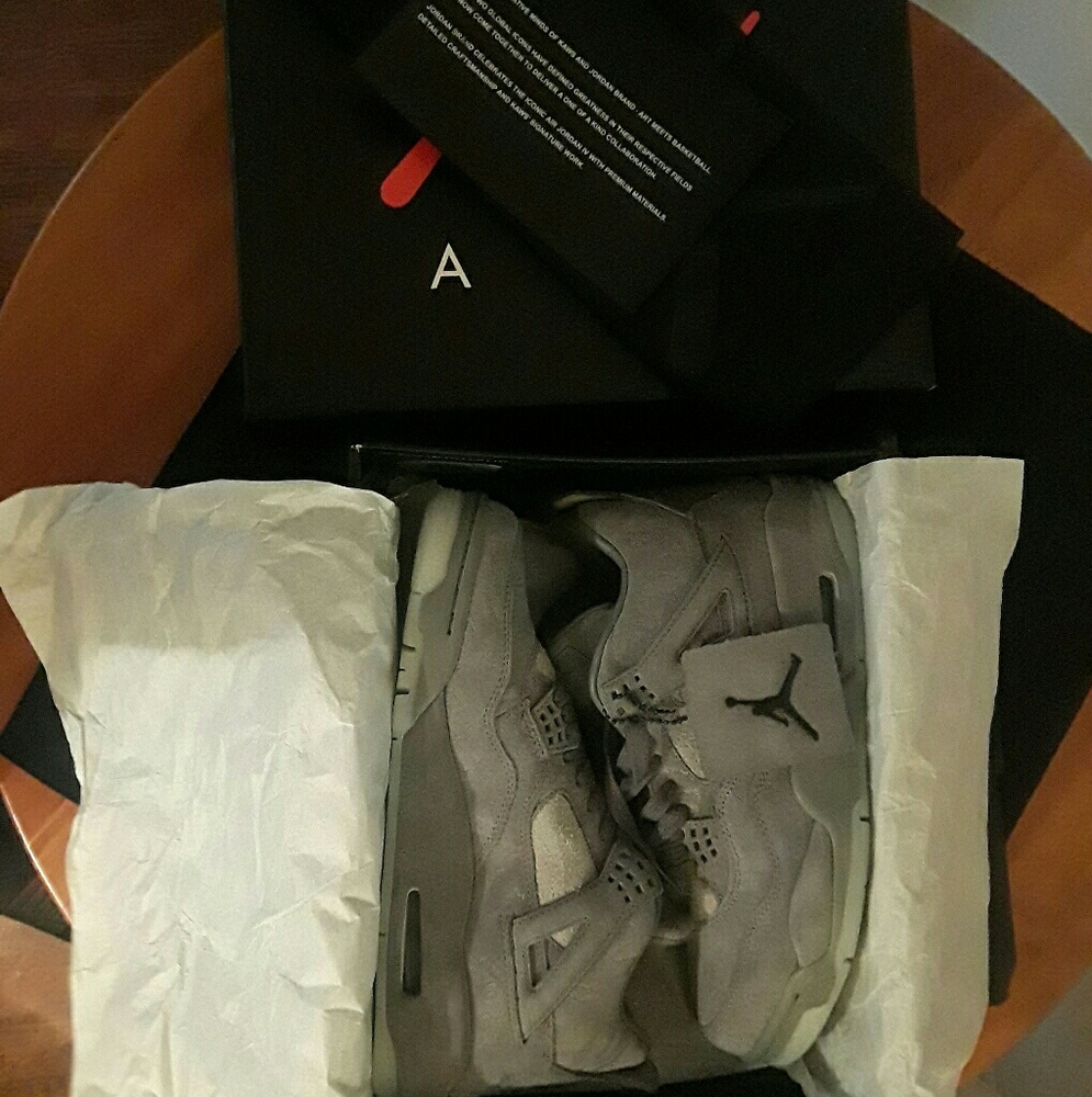 Jordan 4 "kaws" Grey