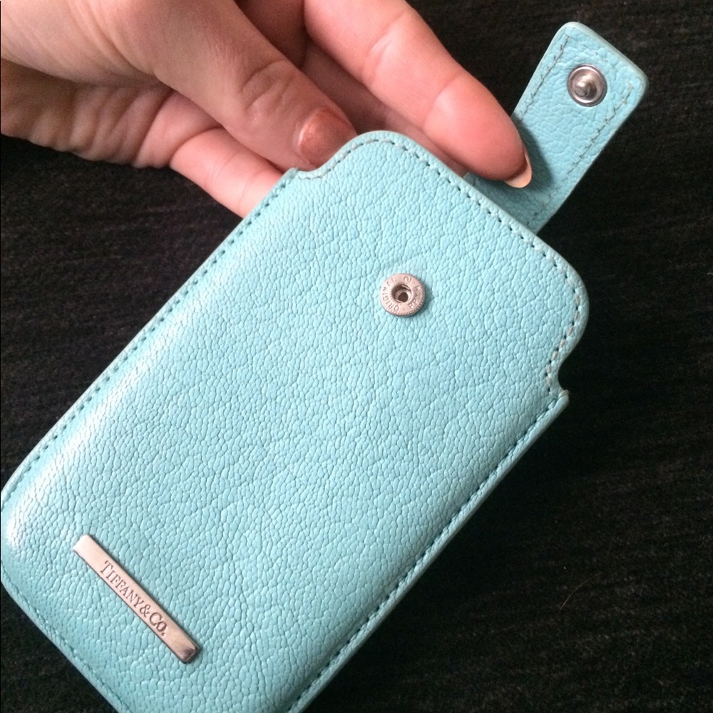 AUTHENTIC Tiffany & Co LEATHER Cell Phone Case