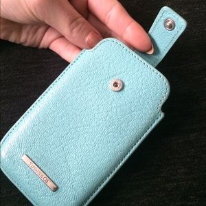 AUTHENTIC Tiffany & Co LEATHER Cell Phone Case