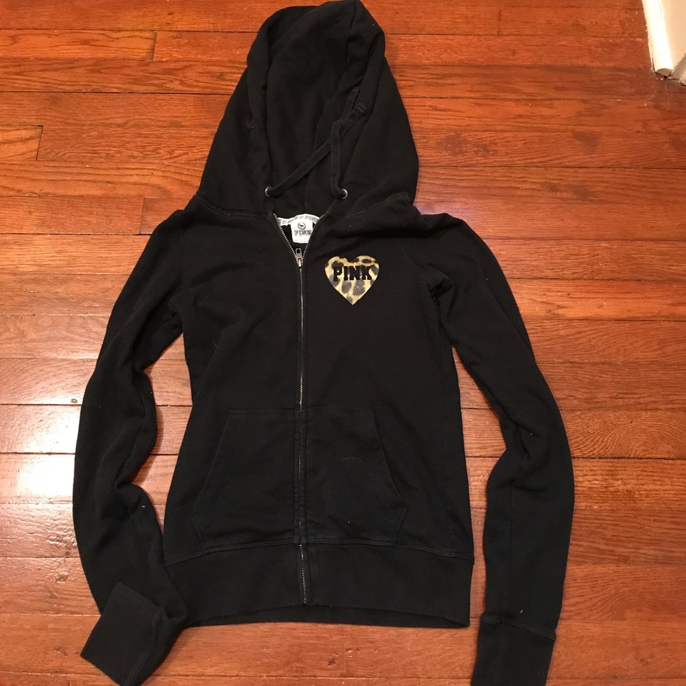 VS Pink zip up jacket