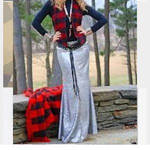 NWT Tasha Polizzi Sequin Maxi