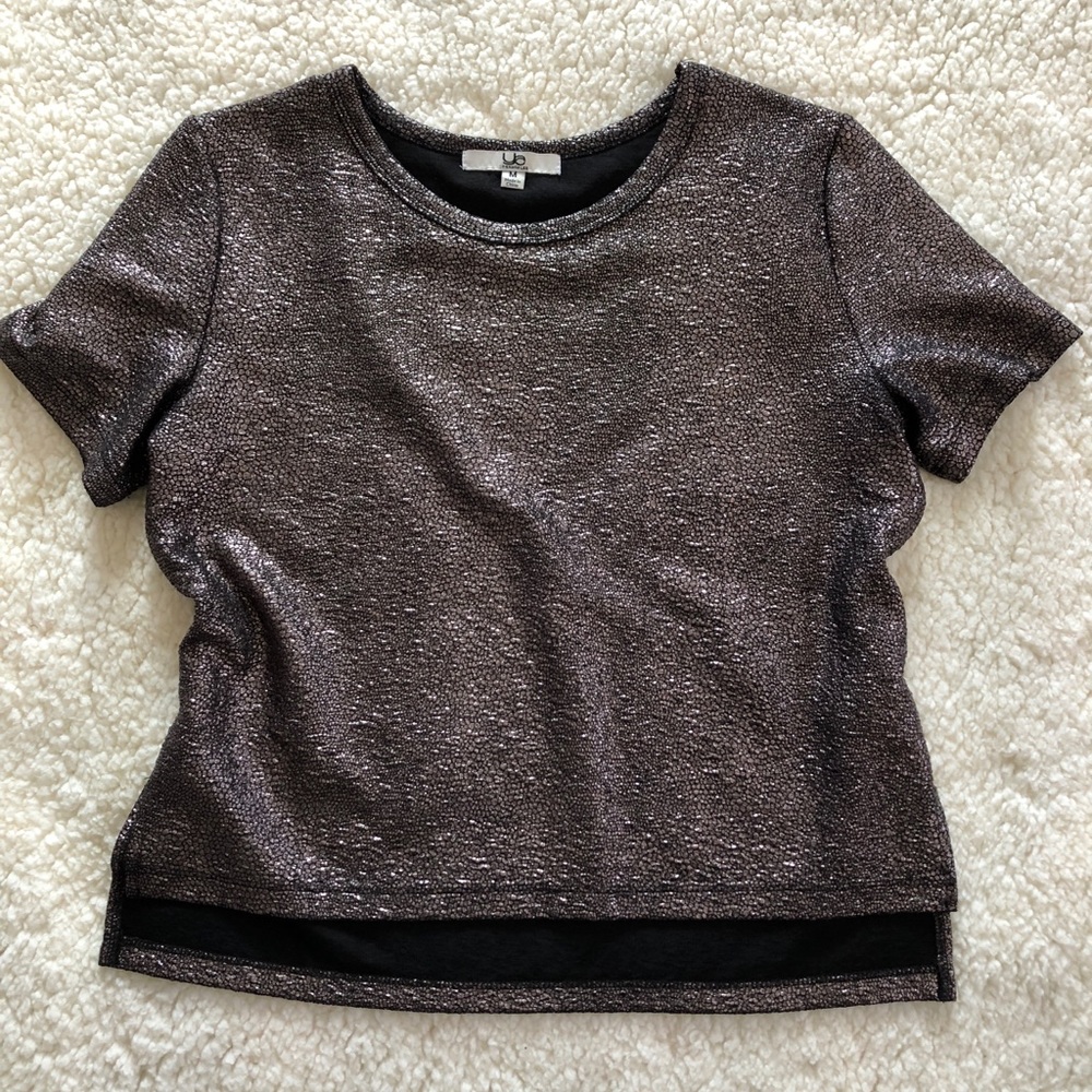 Gold shimmer shirt