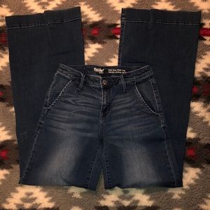 Super flare trouser jeans