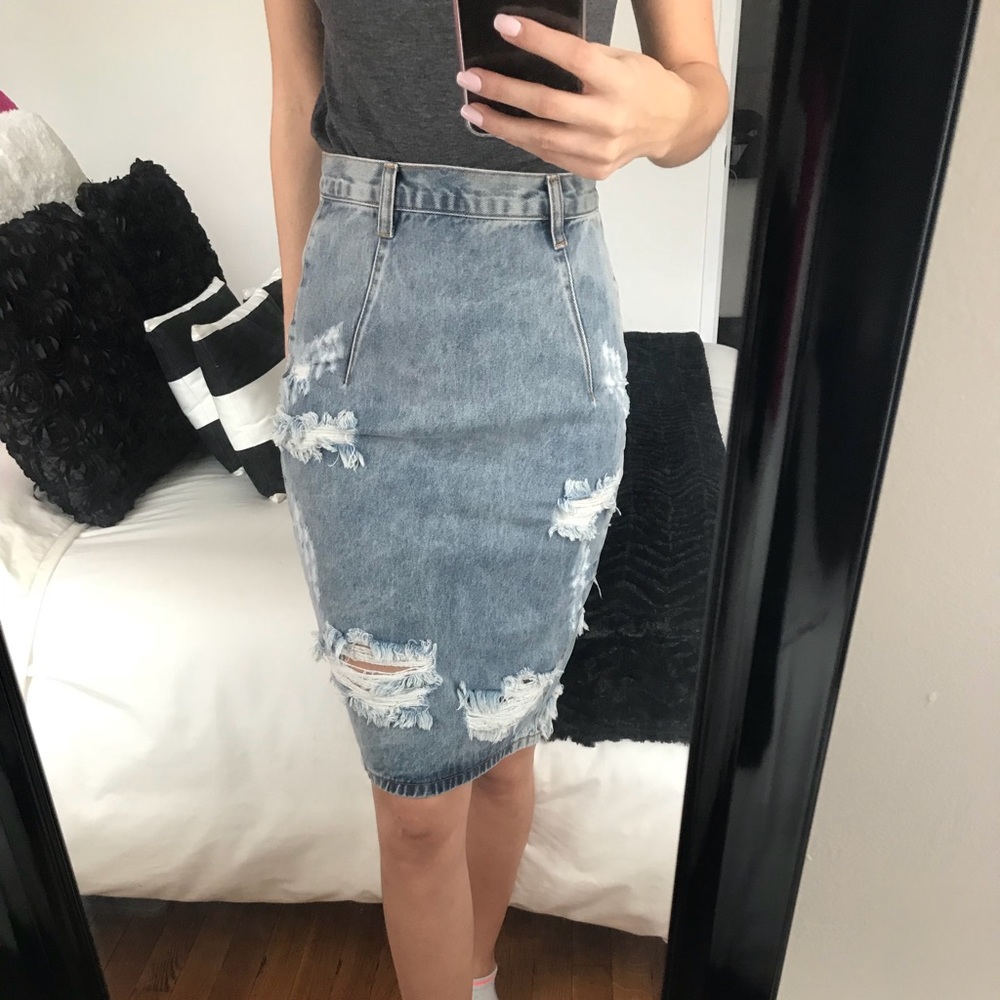 ONE TEASPOON DENIM SKIRT