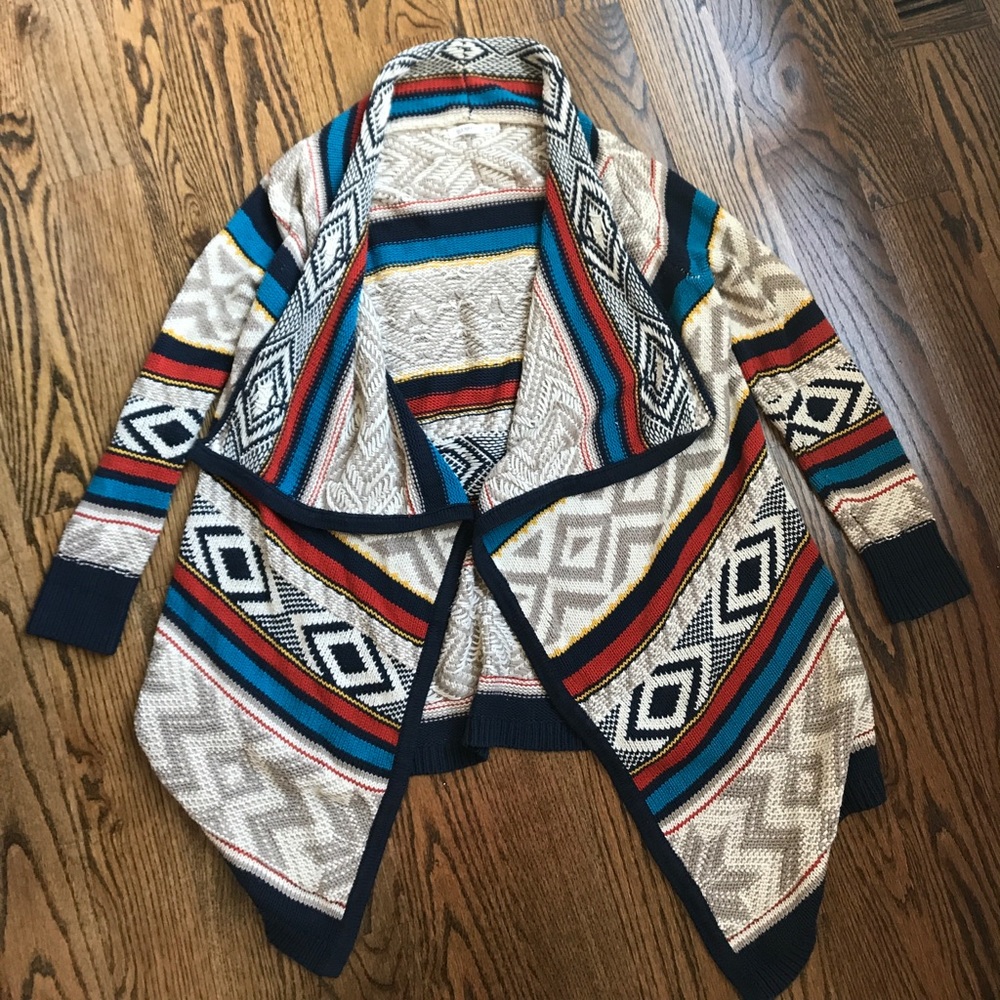 Old Navy Aztec sweater cardigan