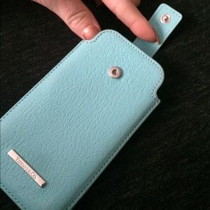 AUTHENTIC Tiffany & Co LEATHER Cell Phone Case