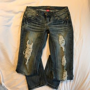 Almost Famous Destroyed Jeans
