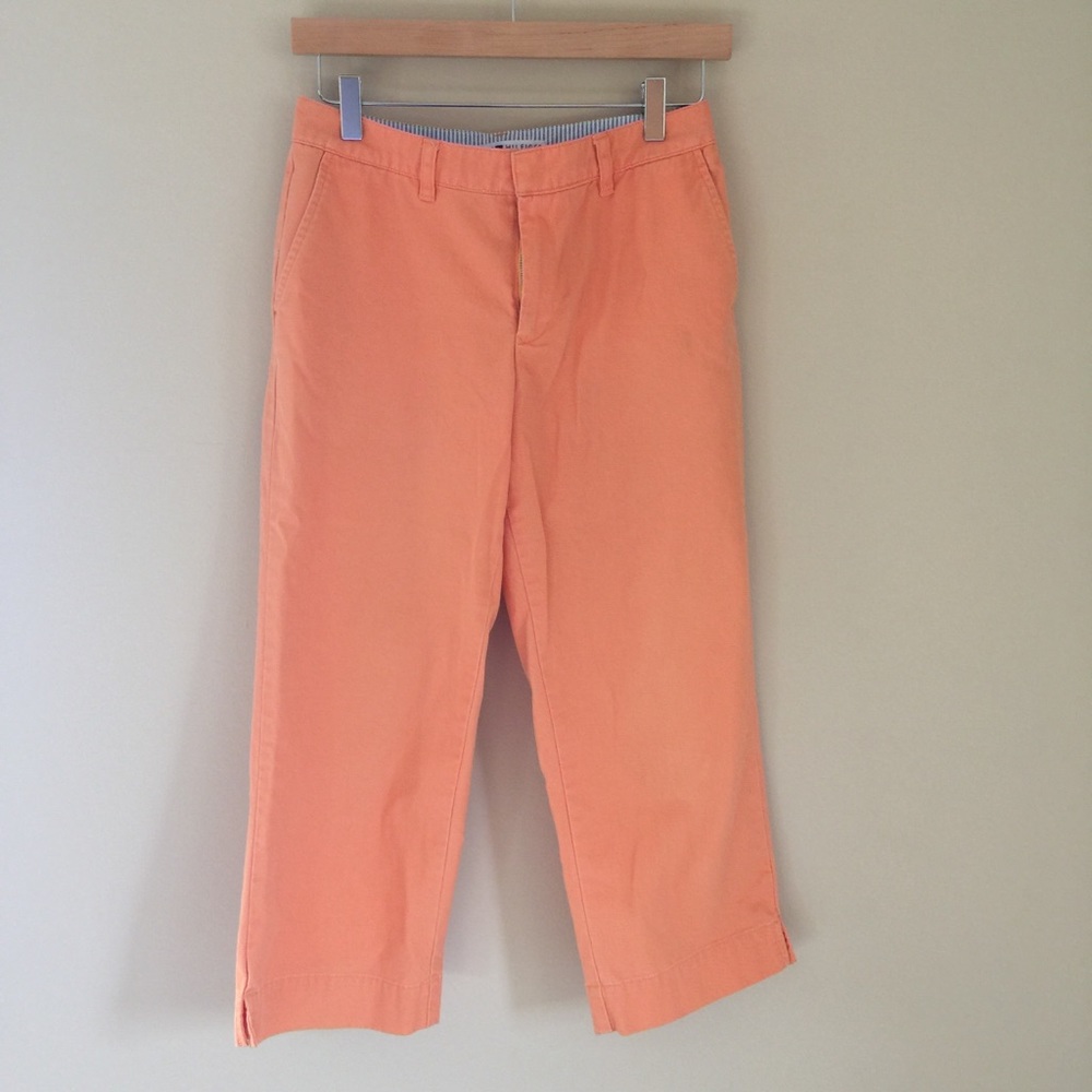 Tommy Hilfiger Cropped Orange Pants Size 2
