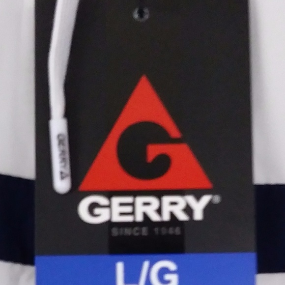 Gerry Mens Swimsuit Shorts Trunks White Blue XXL NEW - Picture 2 of 5