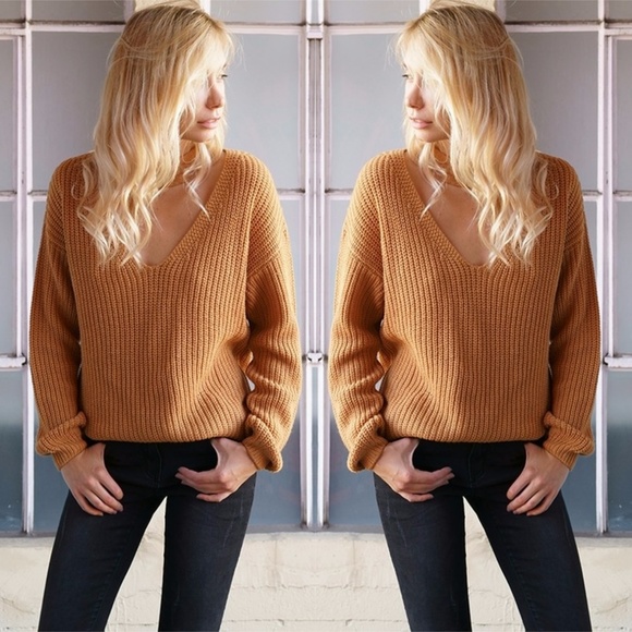 Dixie Magnolia Boutique Sweaters - ❌SOLD OUT❌ Mustard Choker Sweater