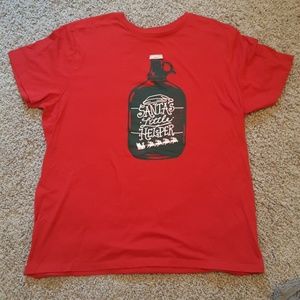 Men's Santas little helper shirt
