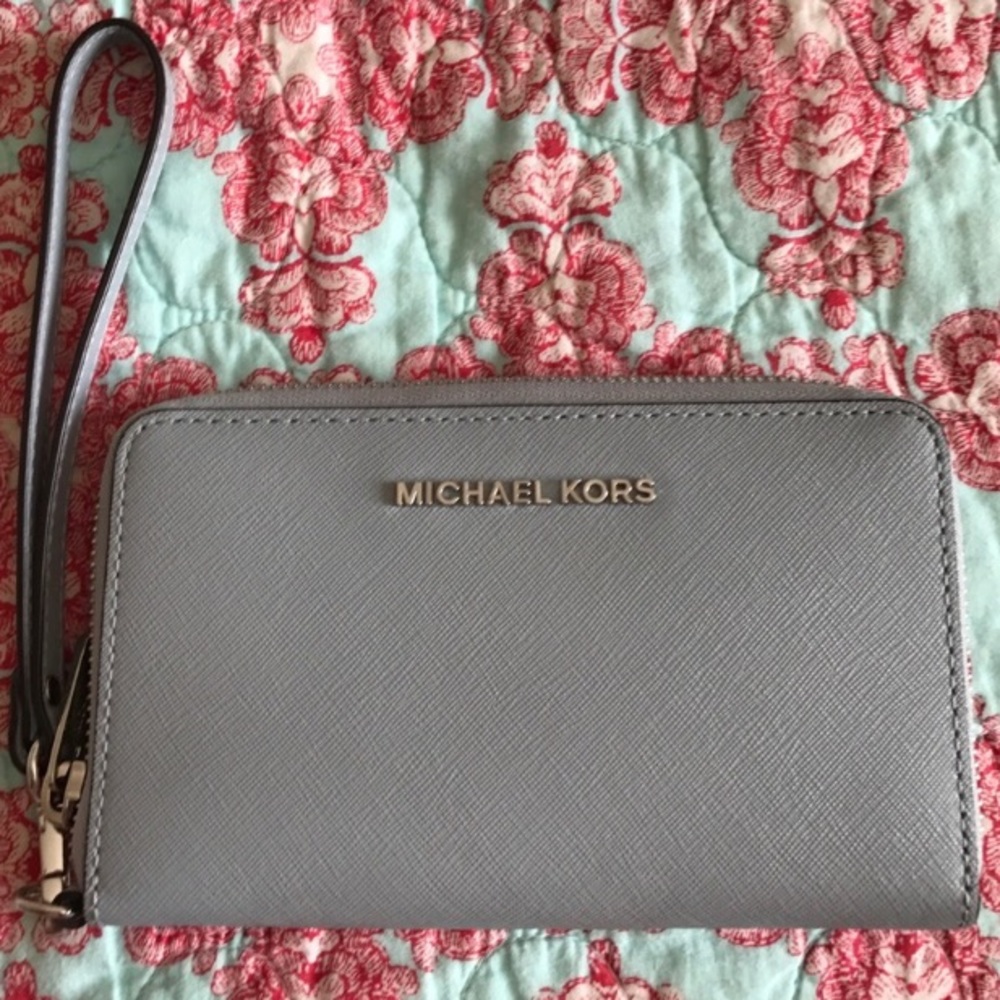 Dusty blue mk wallet