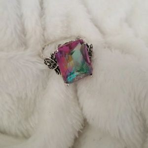 Mystic Rainbow Topaz in Sterling Silver
