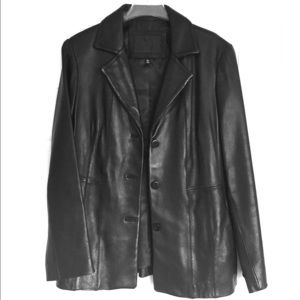 Women's genuine leather jacket