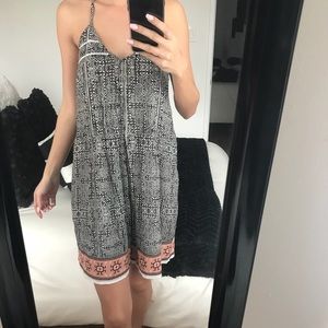 JOIE EMBROIDERED TEA DRESS