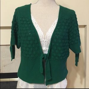 Anthropology Moth Green sweater